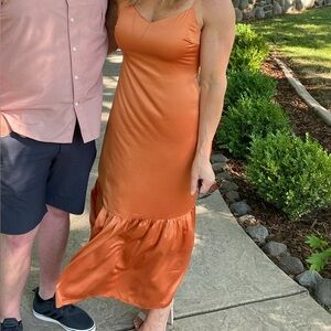 Lulu’s Orange Maxi Dress